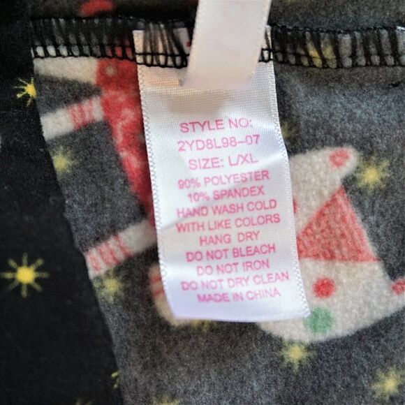 Yado Christmas Cats Youth Girls Leggings Sz L / XL Soft Holiday Lounge Pants - Picture 5 of 8